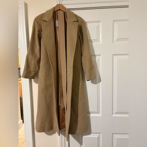 Aquascutum London Classic Tan Belt Trench Coat